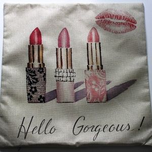 Decorative Novelty Throw Pillow Cover 18x18 NEW~